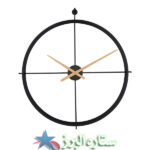 ساعت دیواری فلزی WILHELM کد M-18030 رنگ BLACK