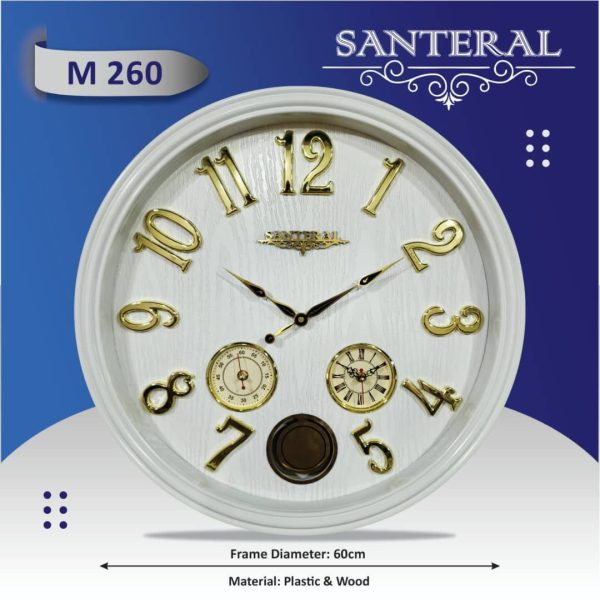 ساعت سانترال M260 سفید