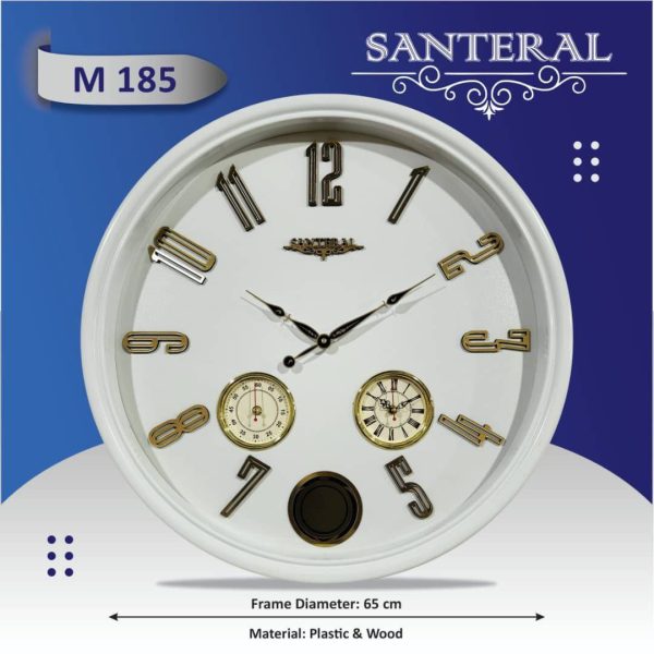 ساعت سانترال M185 سفید