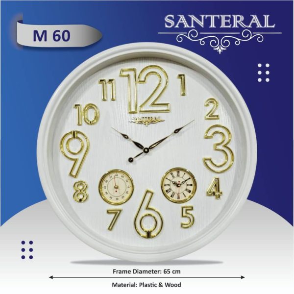 ساعت سانترال M60 سفید